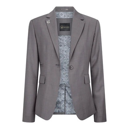 TPW-15 - Women's 3 Piece Plain Grey Suit