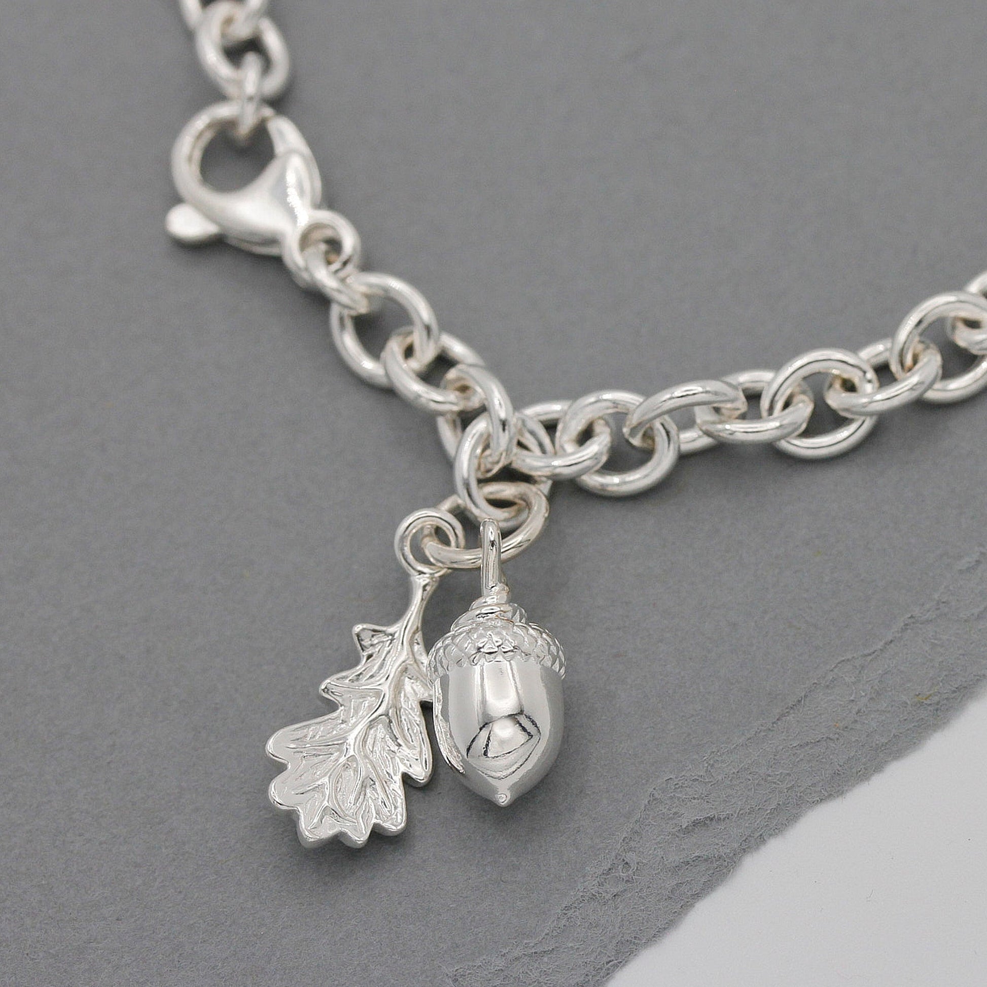 Tiny Beginnings Christening Silver Charm Bracelet