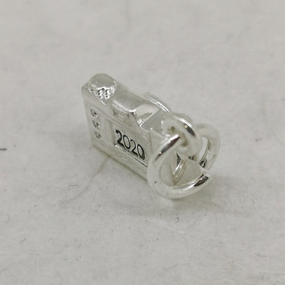 Vintage Camera Personalised Silver Charm Scarlett Jewellery