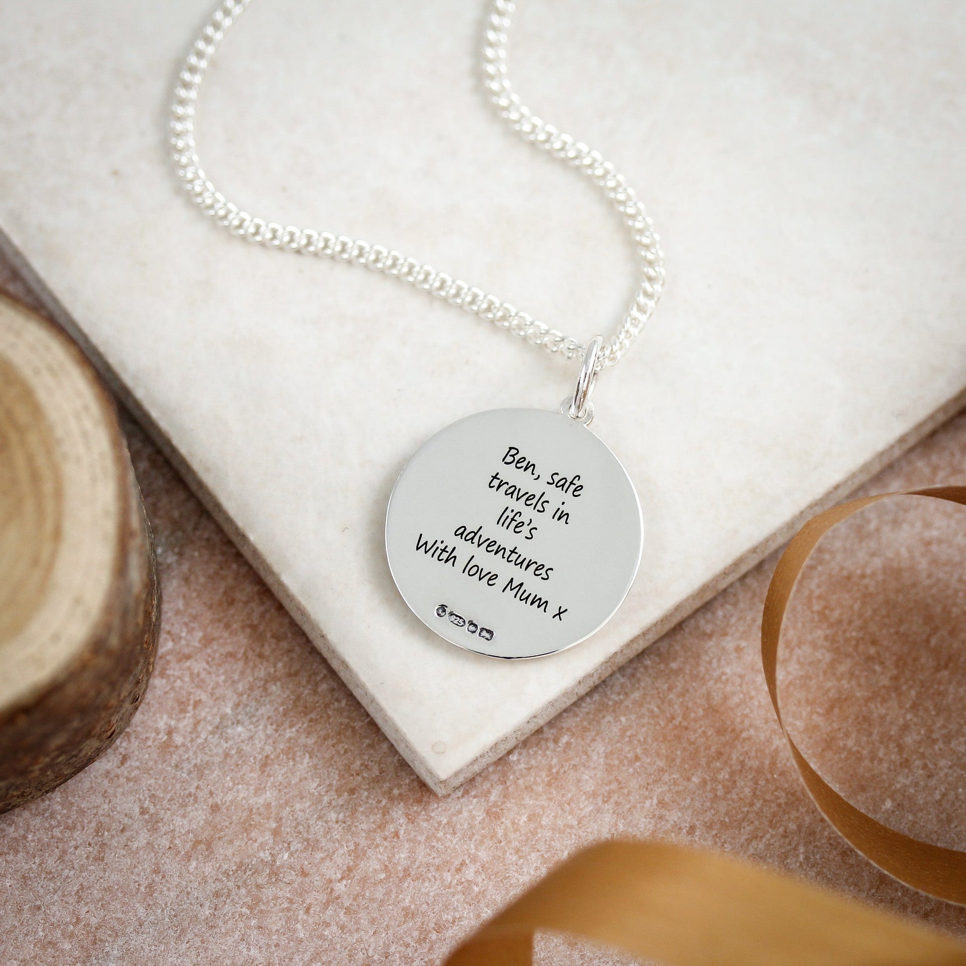 Storm Guardian Silver St Christopher Necklace Scarlett Jewellery