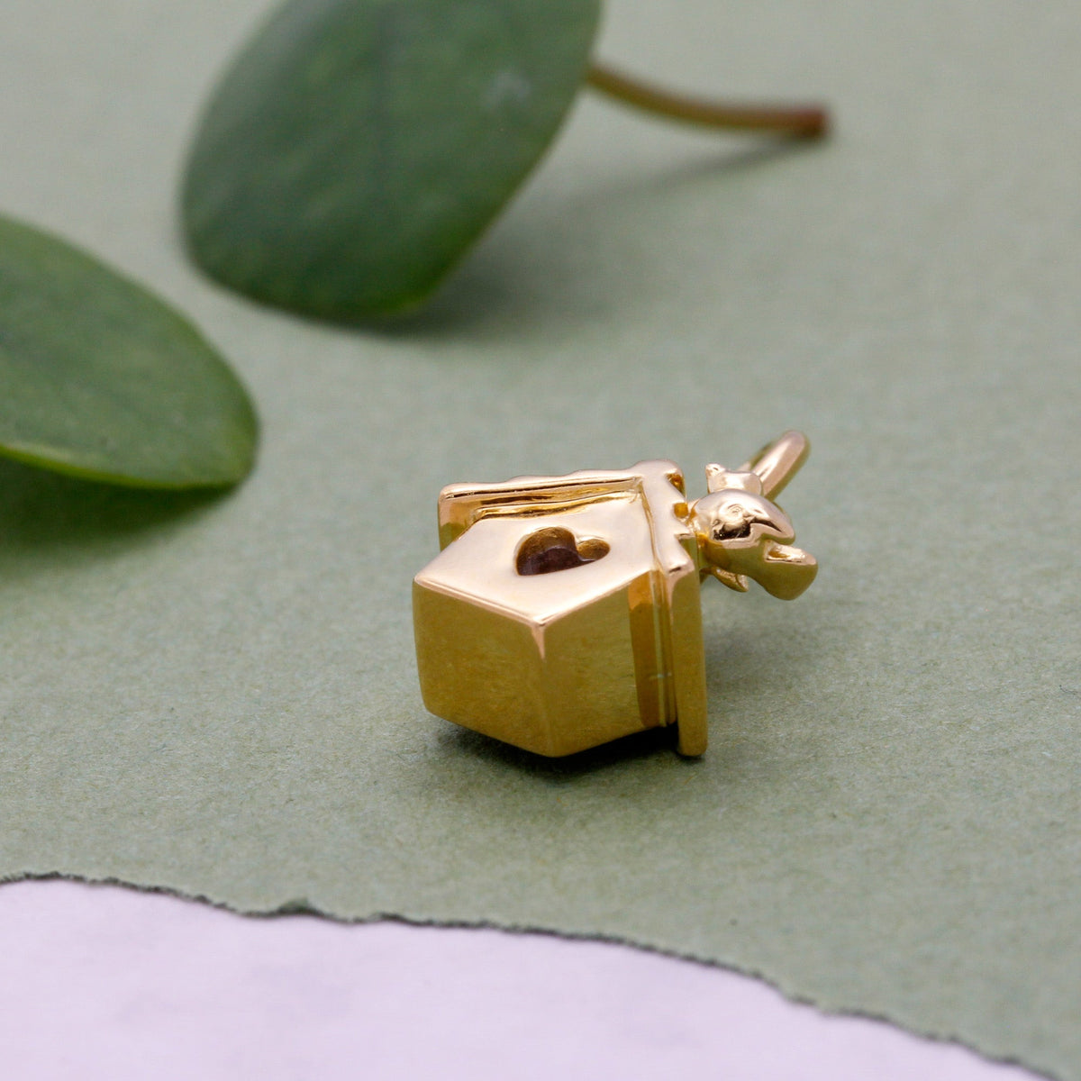 Bird House Silver Charm Scarlett Jewellery