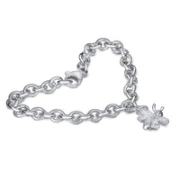Bumble-Bee Silver Charm Bracelet Scarlett Jewellery