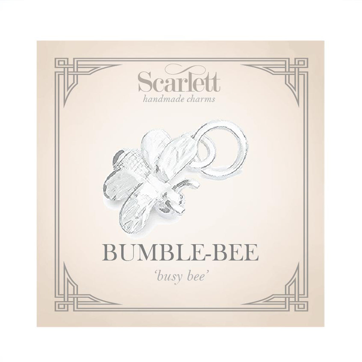 Bumble-Bee Silver Charm Bracelet Scarlett Jewellery