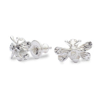 Bumble Bee Silver Stud Earrings Scarlett Jewellery