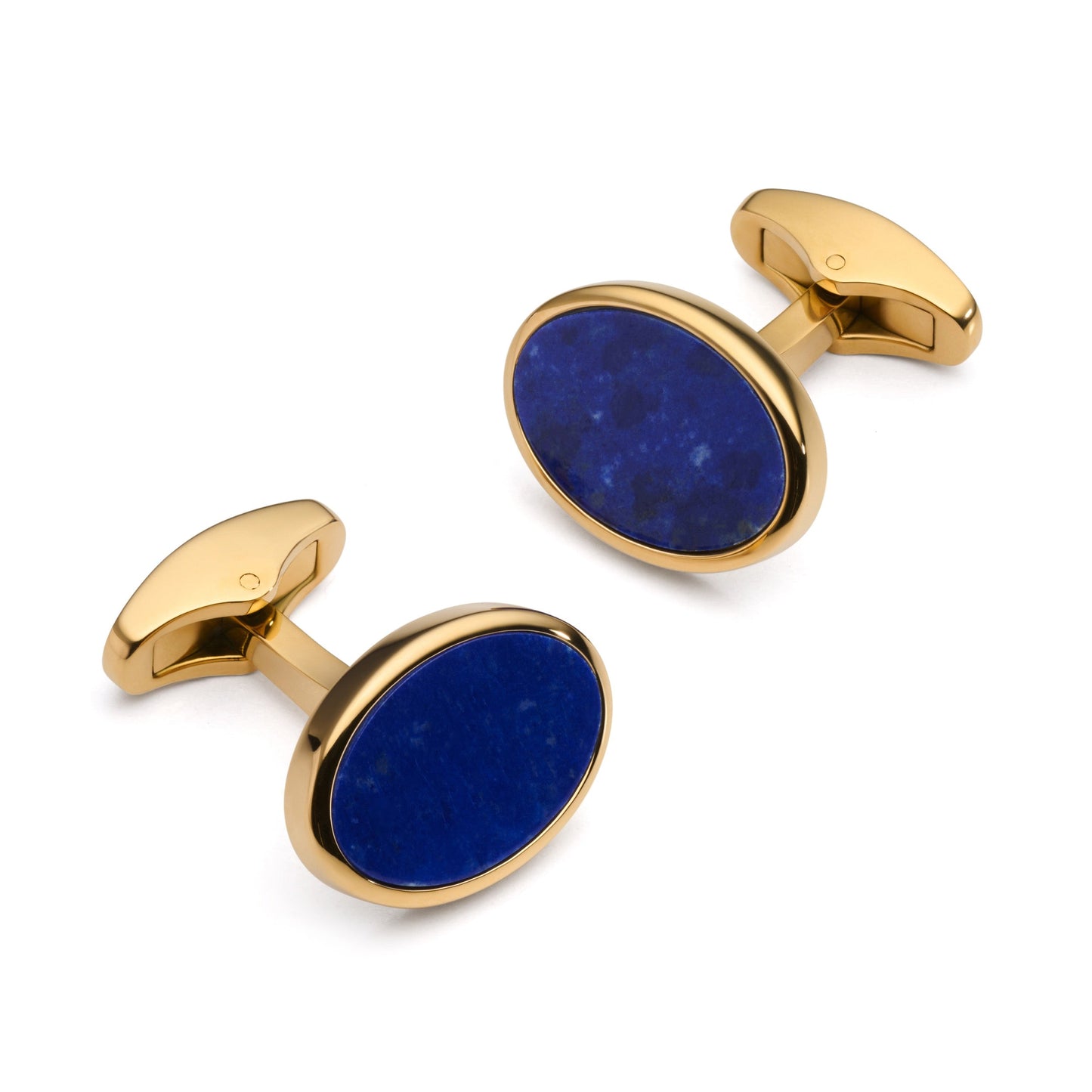 Lapis Lazuli Cufflinks In Gold Benson & Clegg
