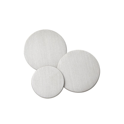 Satin Silver Blazer Button Set Benson & Clegg
