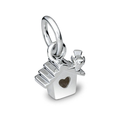 Bird House Silver Charm Scarlett Jewellery