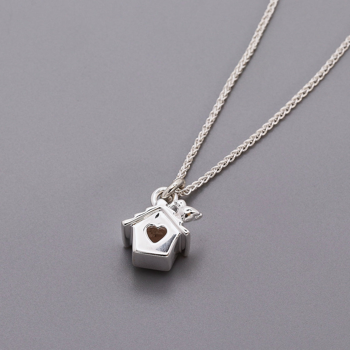 Bird House Silver Charm Scarlett Jewellery