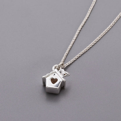 Bird House Silver Charm Scarlett Jewellery