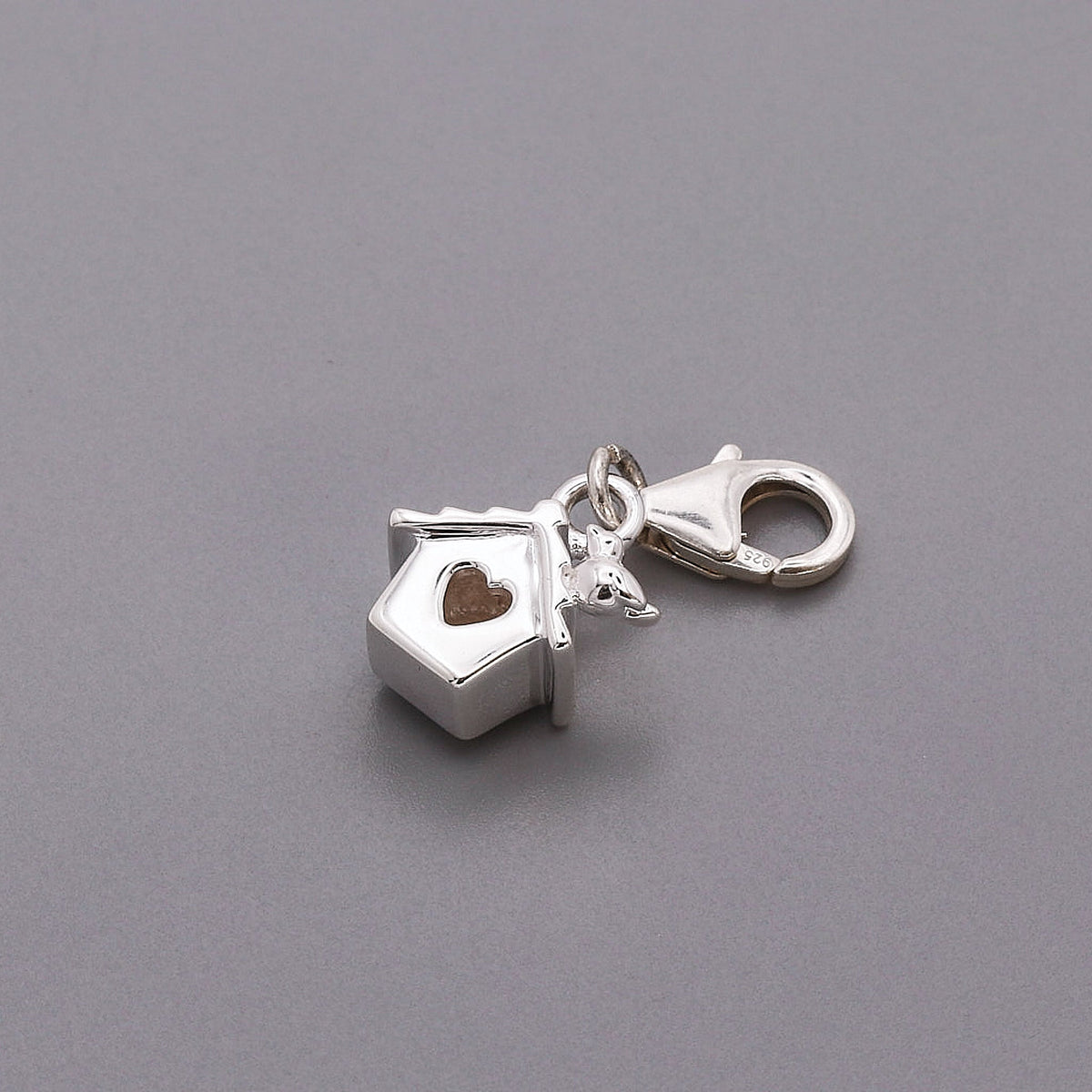 Bird House Silver Charm Scarlett Jewellery