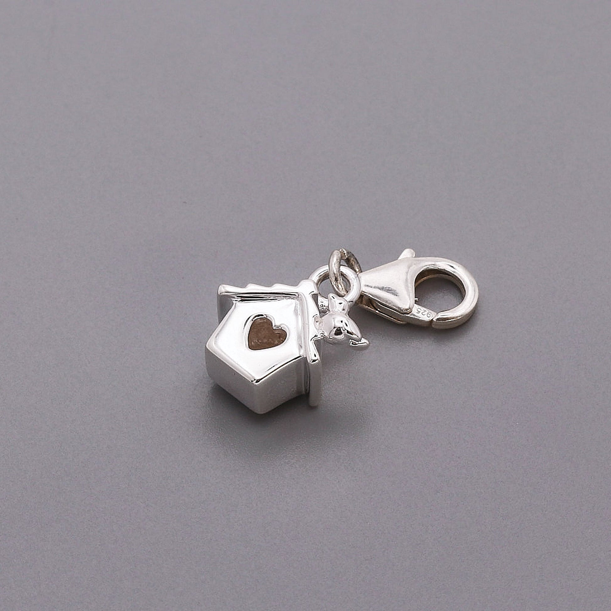 Bird House Silver Charm Scarlett Jewellery