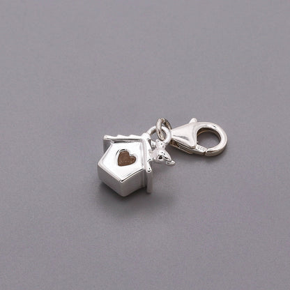 Bird House Silver Charm Scarlett Jewellery