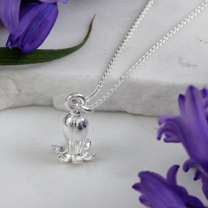 Bluebell Flower Silver Charm Scarlett Jewellery