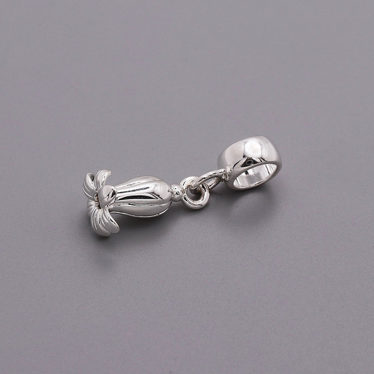 Bluebell Flower Silver Charm Scarlett Jewellery