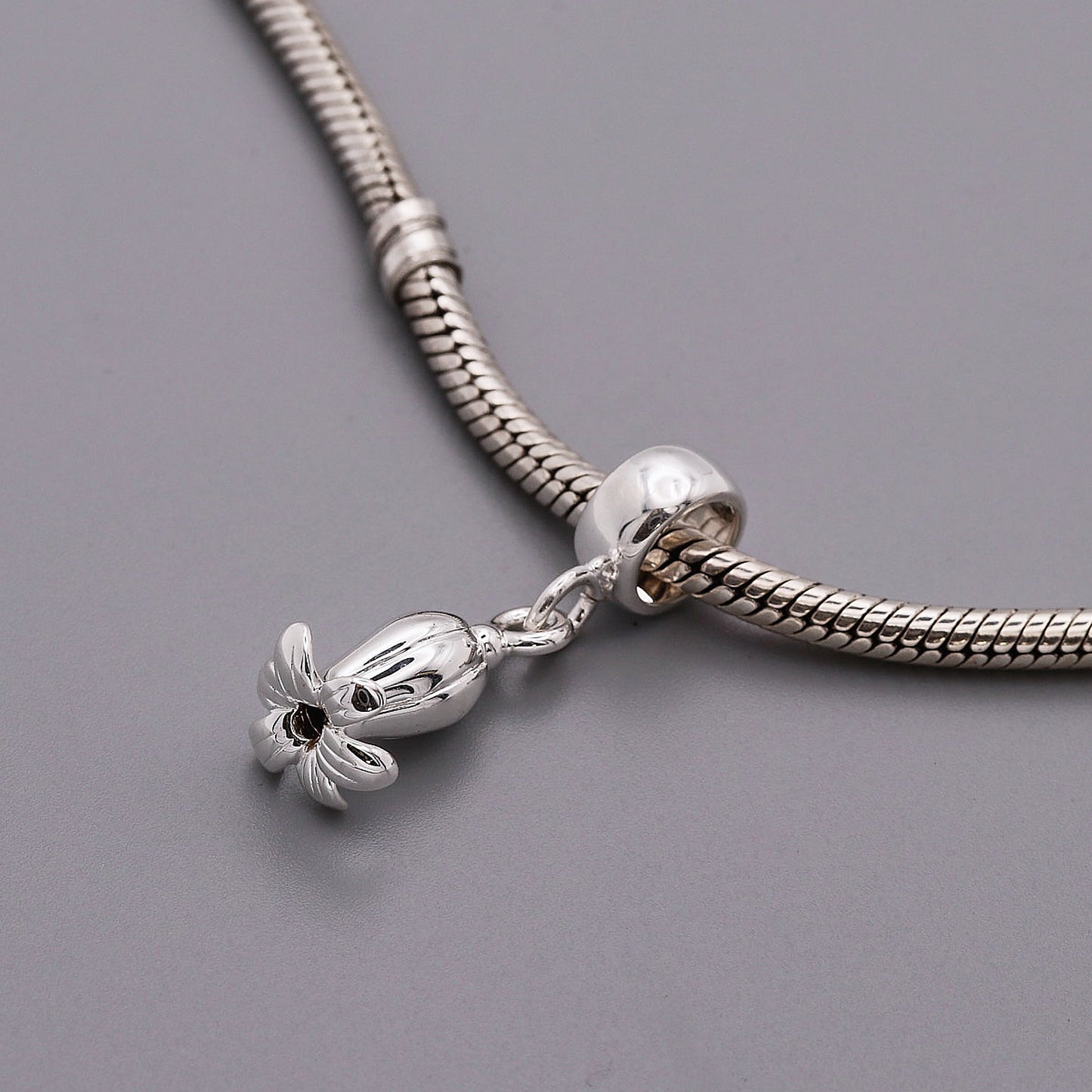 Bluebell Flower Silver Charm Scarlett Jewellery