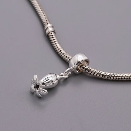 Bluebell Flower Silver Charm Scarlett Jewellery