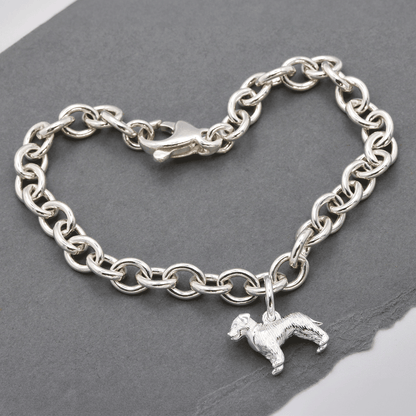 Border Terrier Silver Dog Charm Scarlett Jewellery