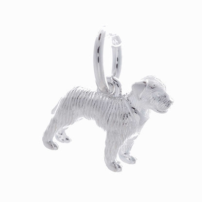 Border Terrier Silver Dog Charm Scarlett Jewellery
