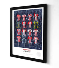 Brentford A3 Framed Print – Iconic Bees Shirt Wall Art