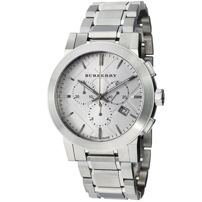 Burberry watch BU 9350 Mens Silver - SJR London Timepiece