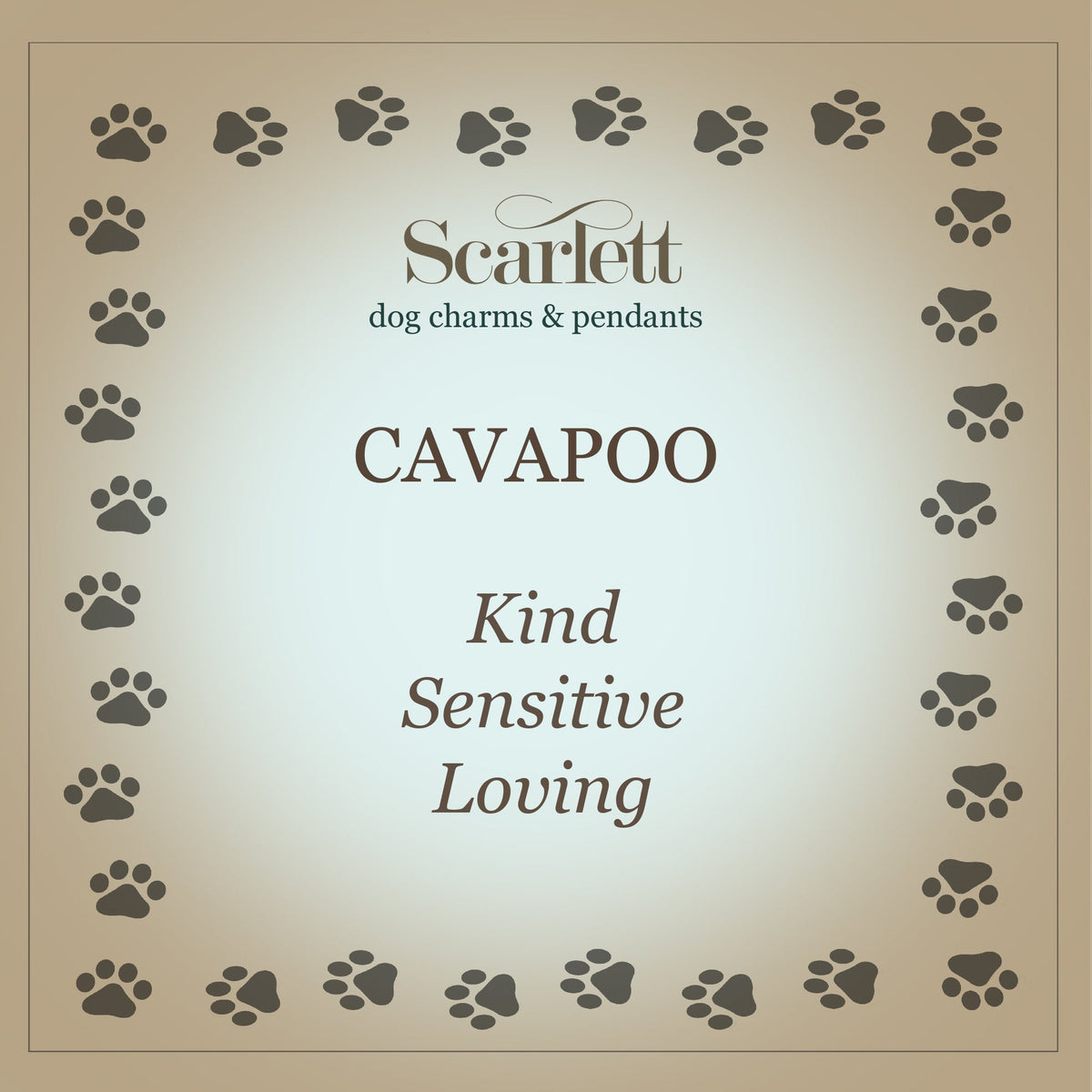 Cavapoo Silver Dog Charm Bracelet Scarlett Jewellery
