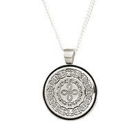 Celtic Mandala Personalised Silver Necklace Scarlett Jewellery