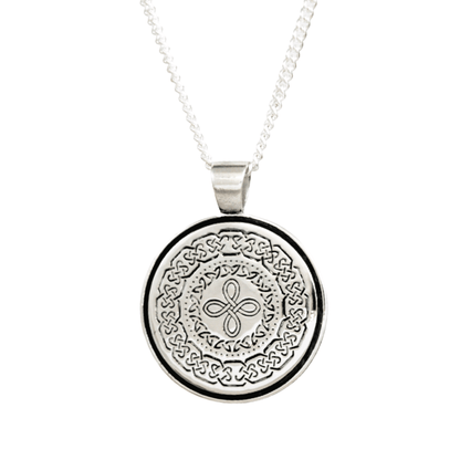 Celtic Mandala Personalised Silver Necklace Scarlett Jewellery