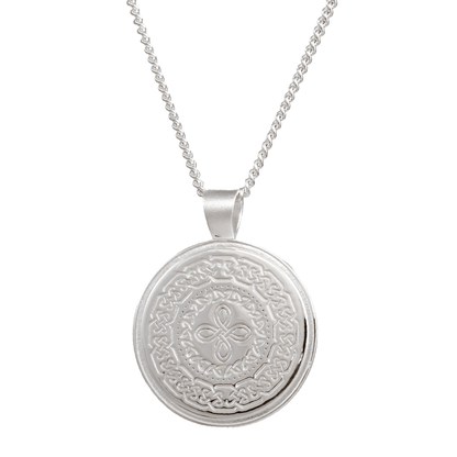 Celtic Mandala Personalised Silver Necklace Scarlett Jewellery
