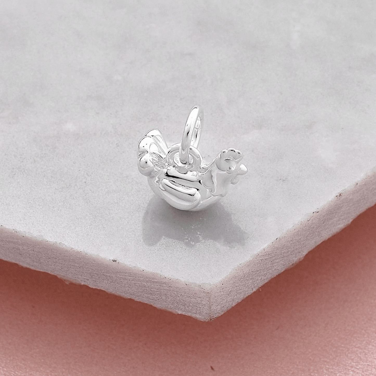 Chicken Silver Charm Scarlett Jewellery