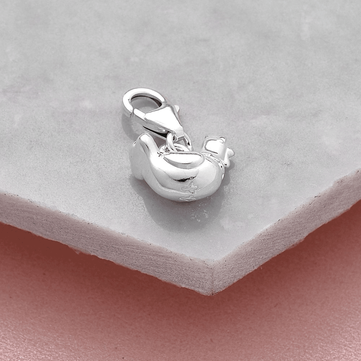 Chicken Silver Charm Scarlett Jewellery