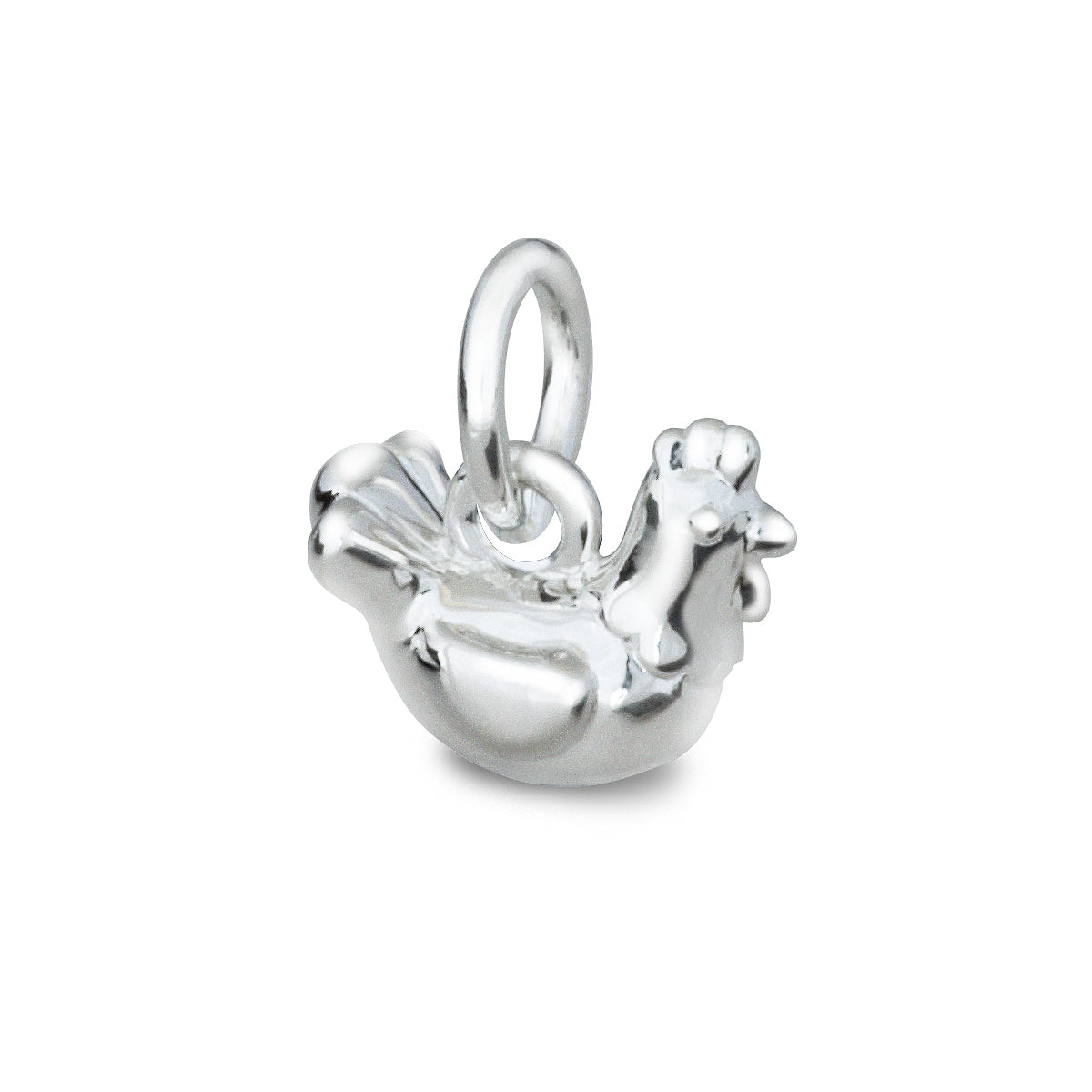 Chicken Silver Charm Scarlett Jewellery