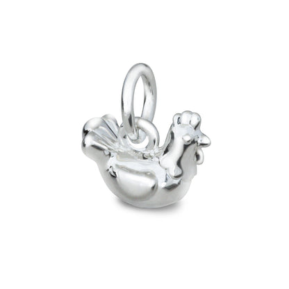 Chicken Silver Charm Scarlett Jewellery