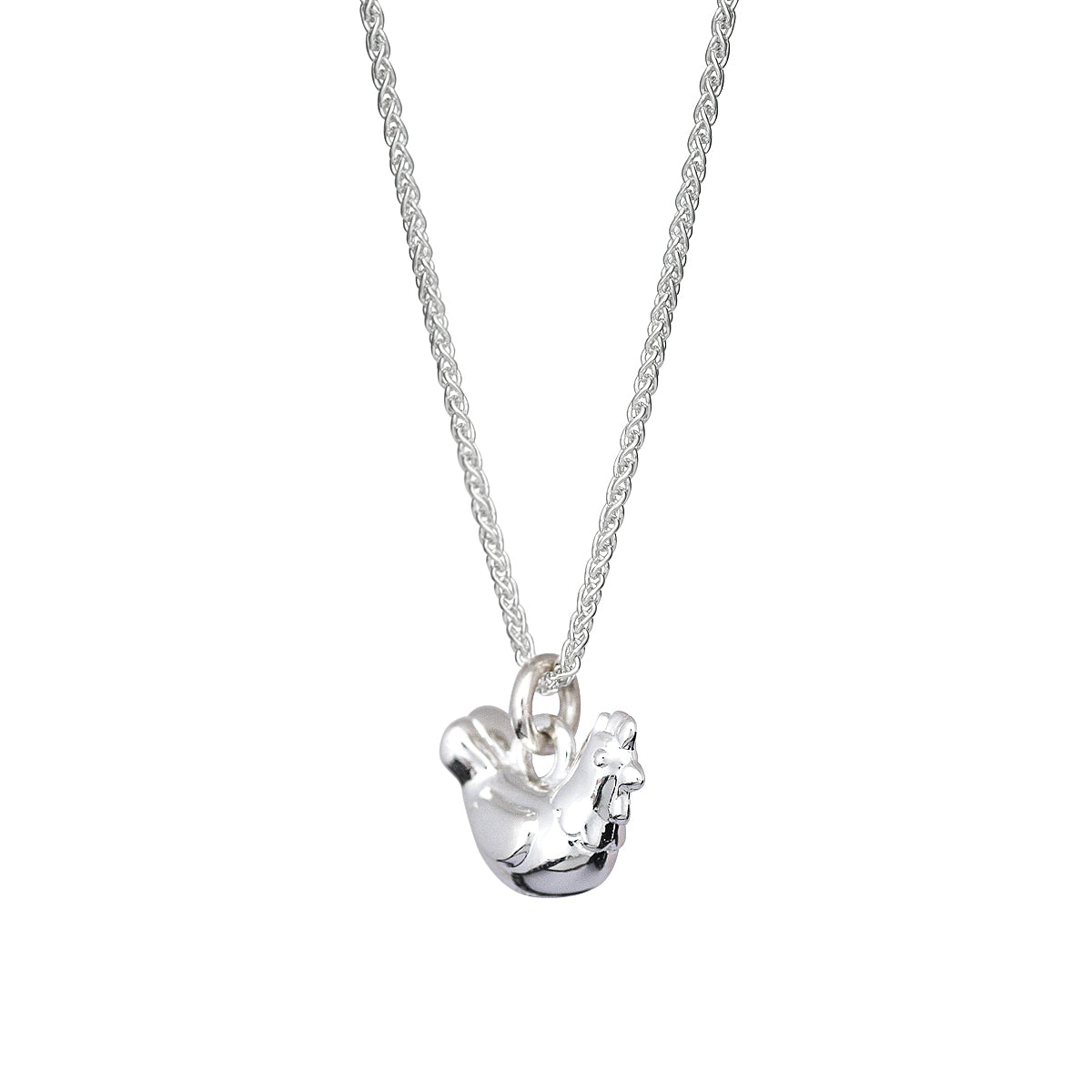 Chicken Silver Charm Scarlett Jewellery