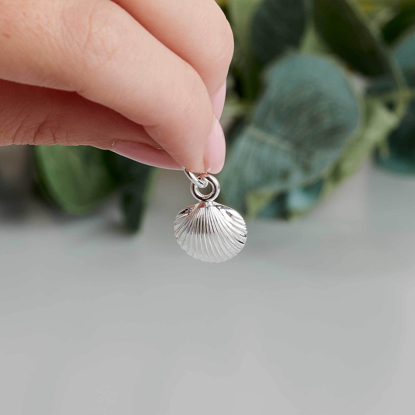 Clam Shell & Crab Silver Charm Scarlett Jewellery