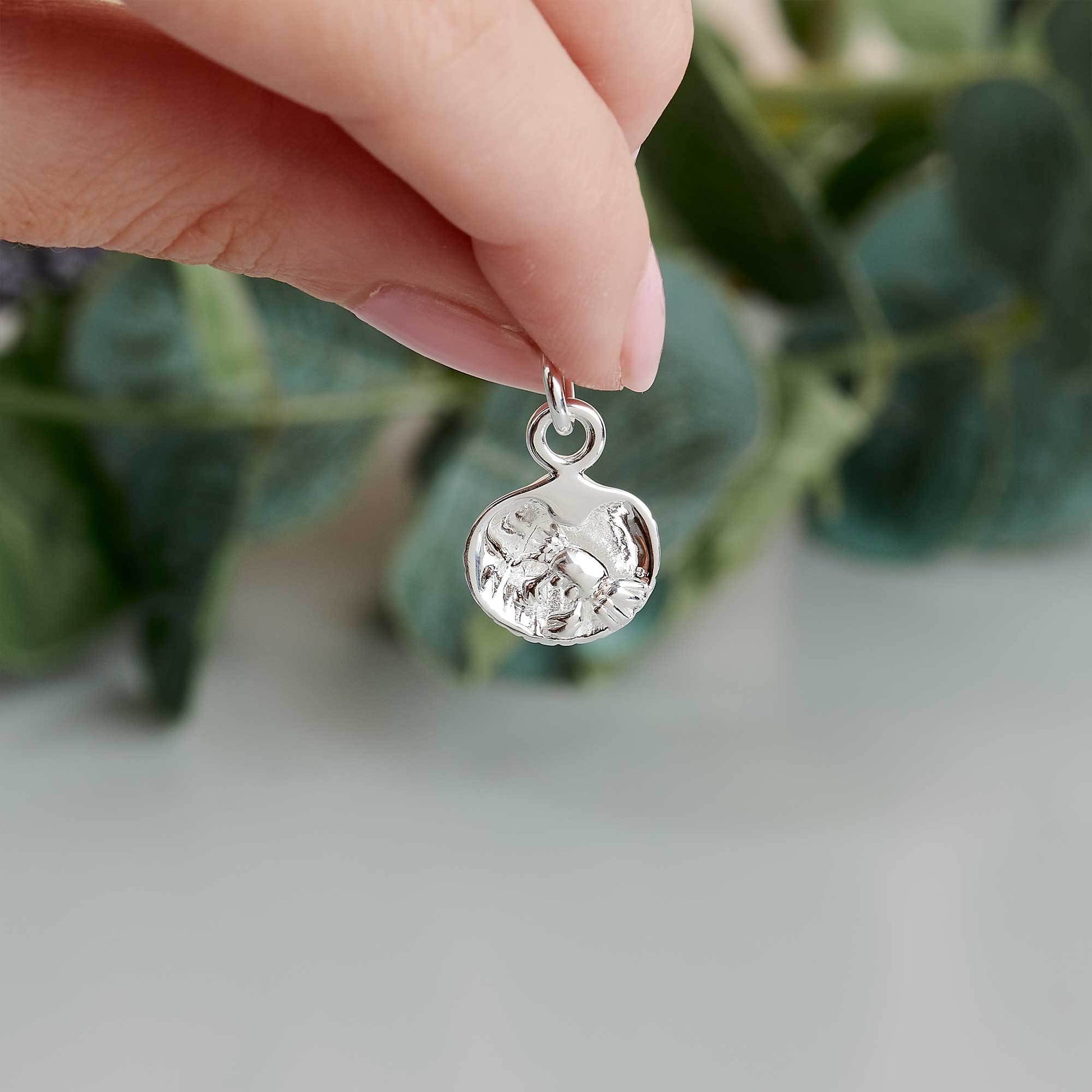 Clam Shell & Crab Silver Charm Scarlett Jewellery