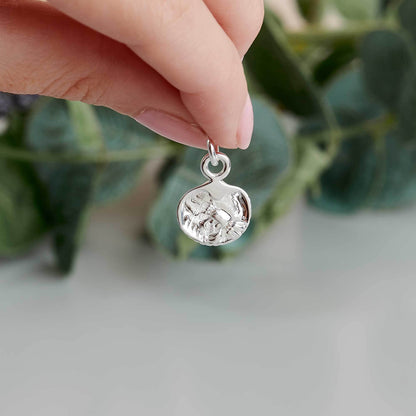 Clam Shell & Crab Silver Charm Scarlett Jewellery