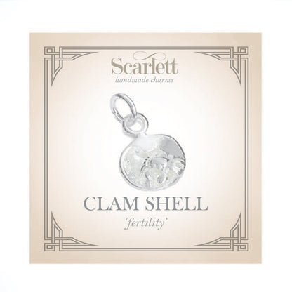 Clam Shell & Crab Silver Charm Scarlett Jewellery