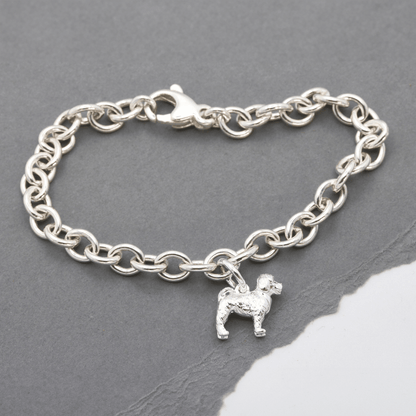 Cockapoo Silver Dog Charm Scarlett Jewellery