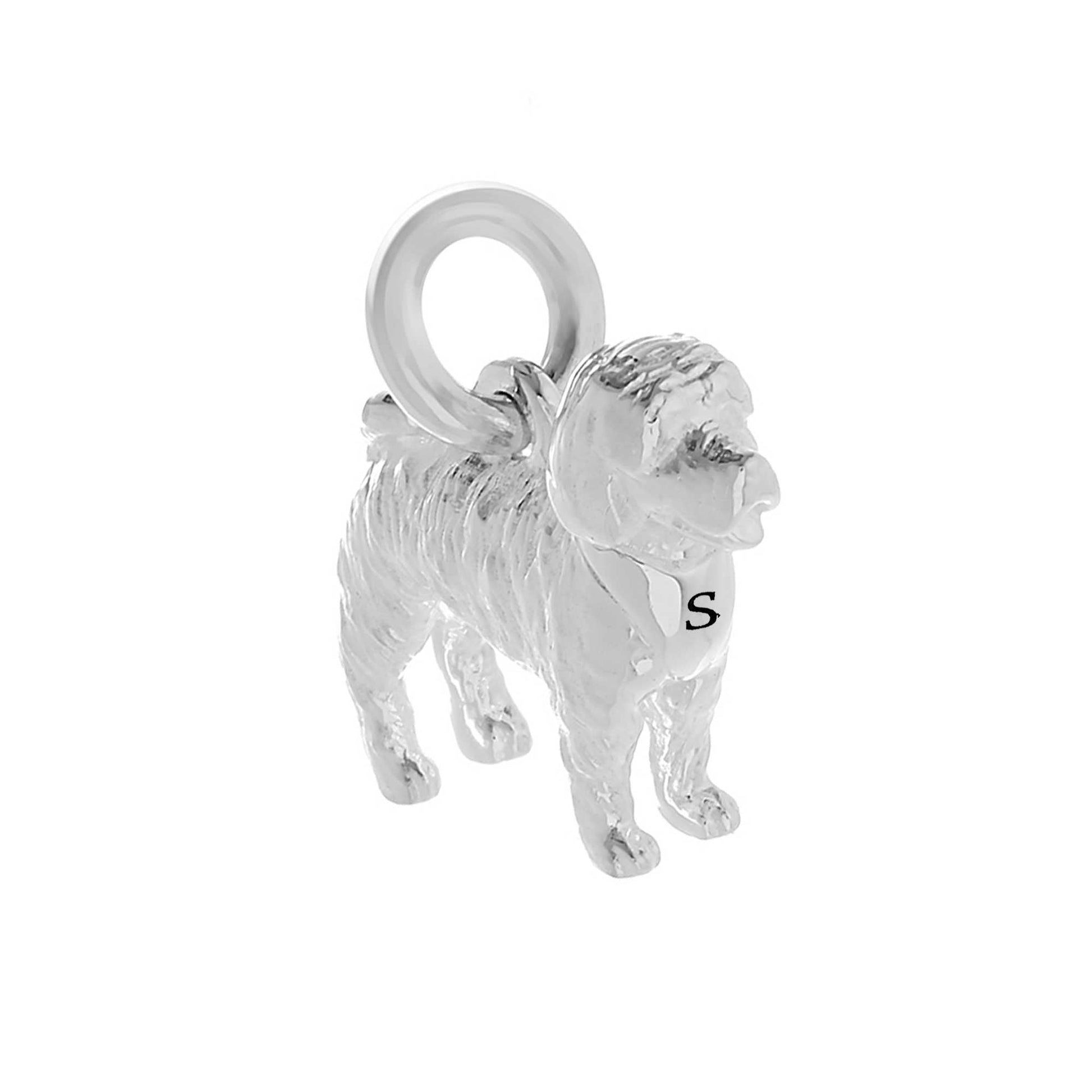 Cockapoo Silver Dog Charm Scarlett Jewellery