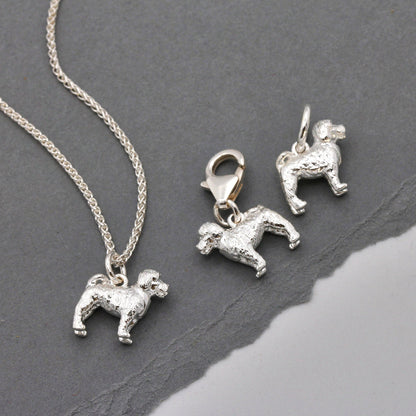 Cockapoo Silver Dog Charm Scarlett Jewellery