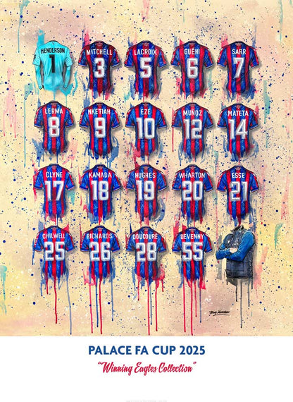 Crystal Palace Cup Winners A2 Print – Eagles Shirt Art