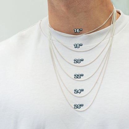 Australasia Map Globe Personalised St Christopher - Silver Chain Scarlett Jewellery