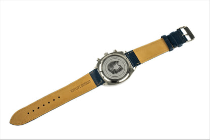 Driver Chronograph MKII Quartz, Blue Reverse Panda (PRE-ORDER NOW) - SJR London Timepiece