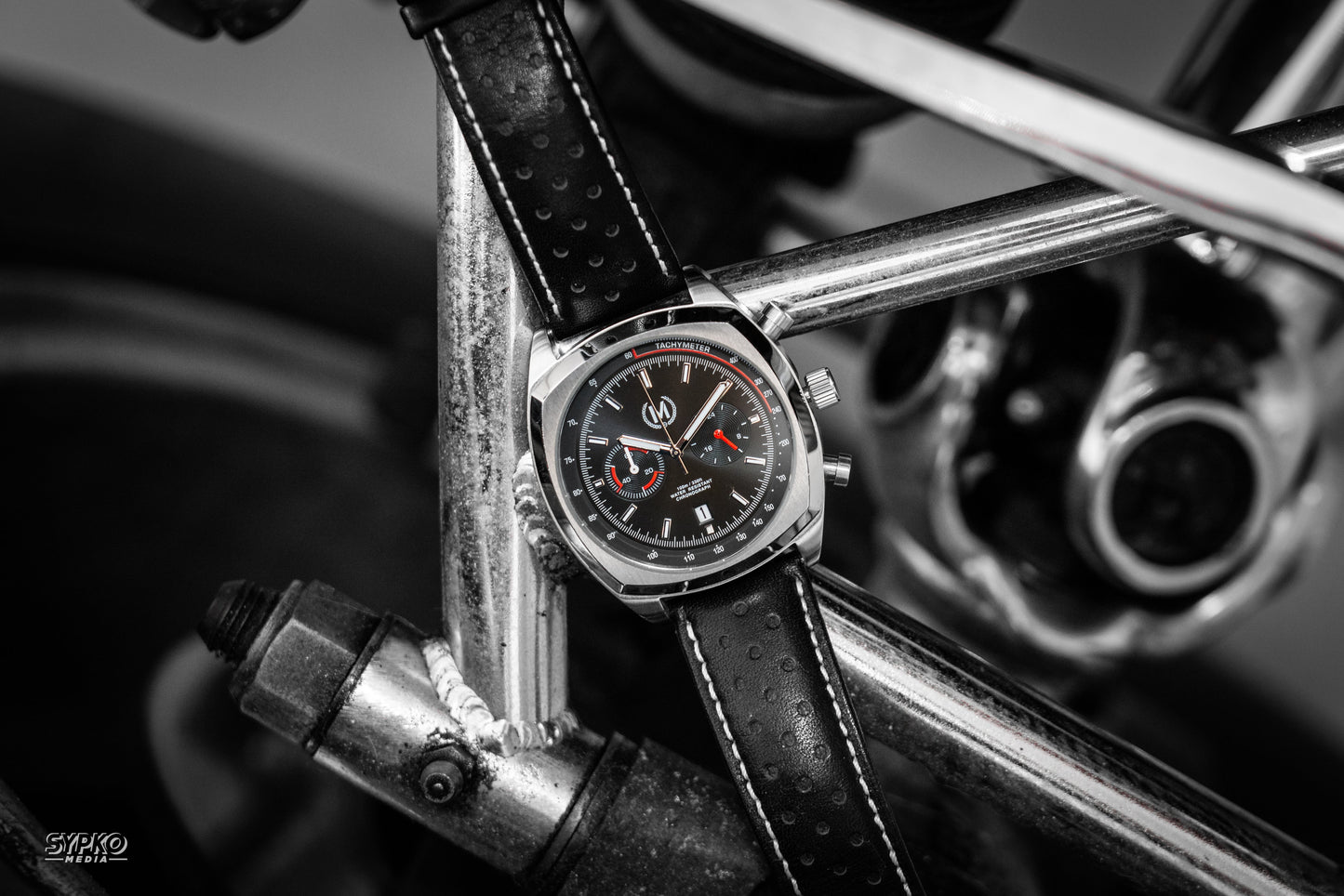 Classic Driver Chronograph, Black Strap (PRE-ORDER NOW) - SJR London Timepiece