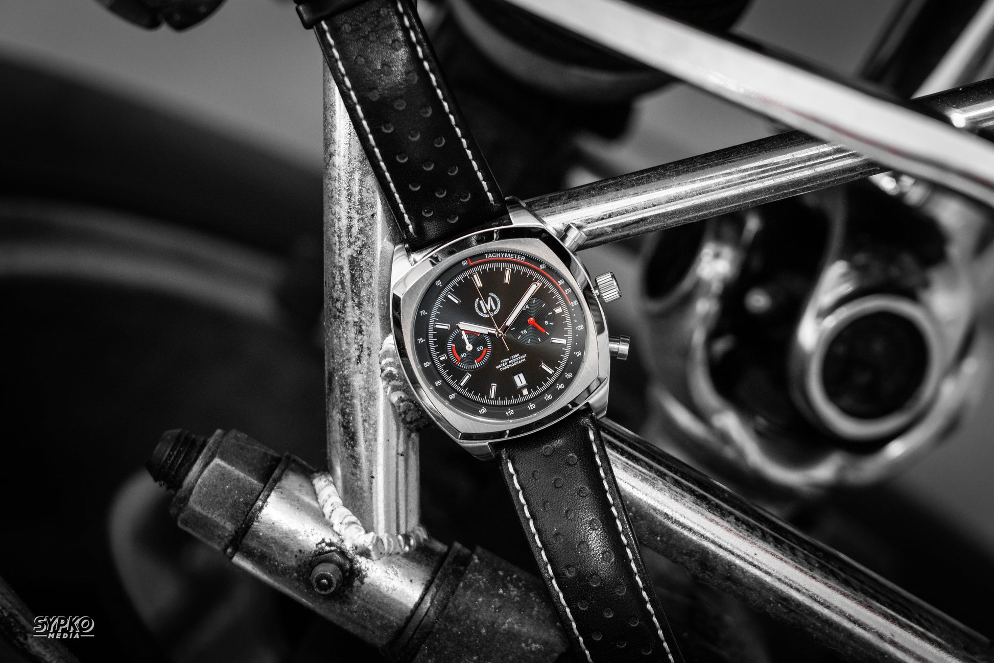 Classic Driver Chronograph, Black Strap (PRE-ORDER NOW) - SJR London Timepiece
