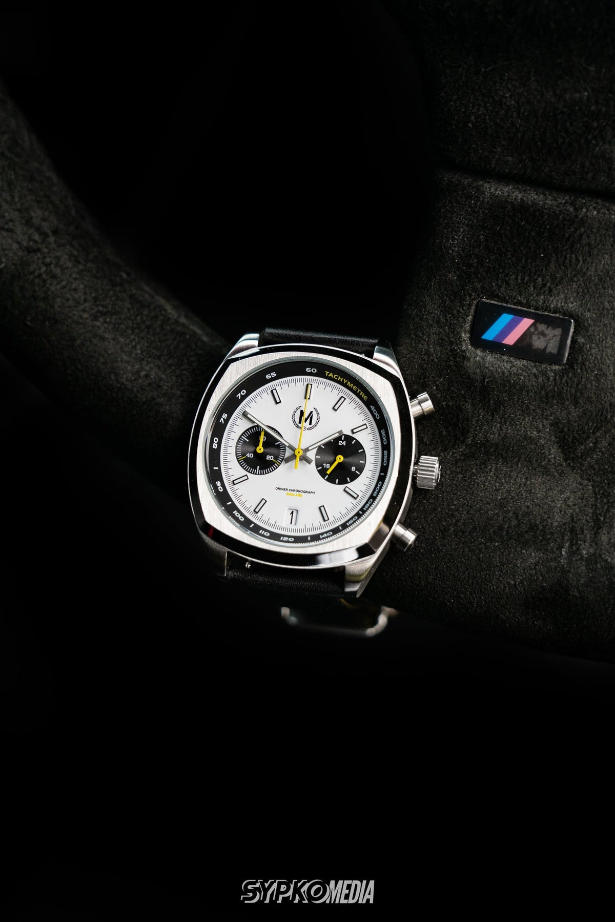 Driver Chronograph MKII Meca-Quartz, Panda - SJR London Timepiece