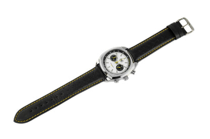 Driver Chronograph MKII Meca-Quartz, Panda - SJR London Timepiece