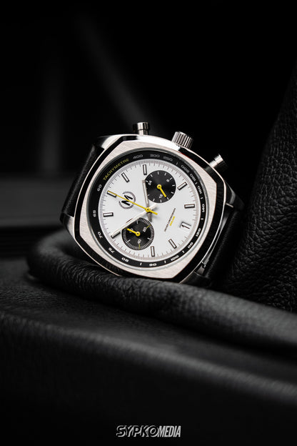 Driver Chronograph MKII Meca-Quartz, Panda - SJR London Timepiece