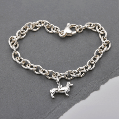 Dachshund Silver Dog Charm Scarlett Jewellery