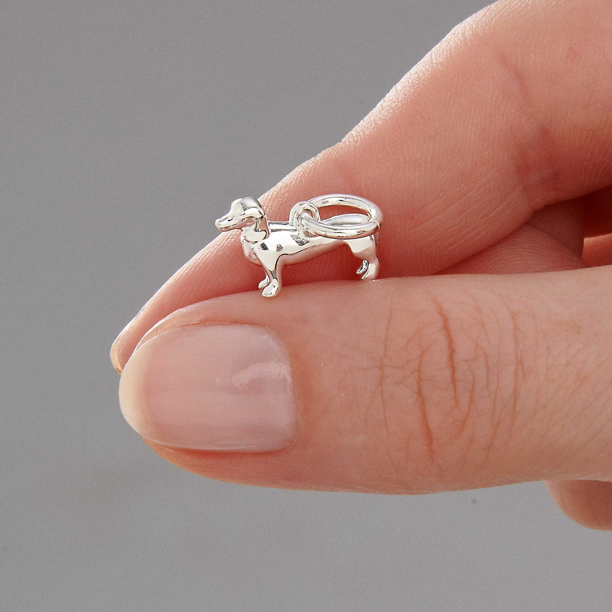 Dachshund Silver Dog Charm Scarlett Jewellery